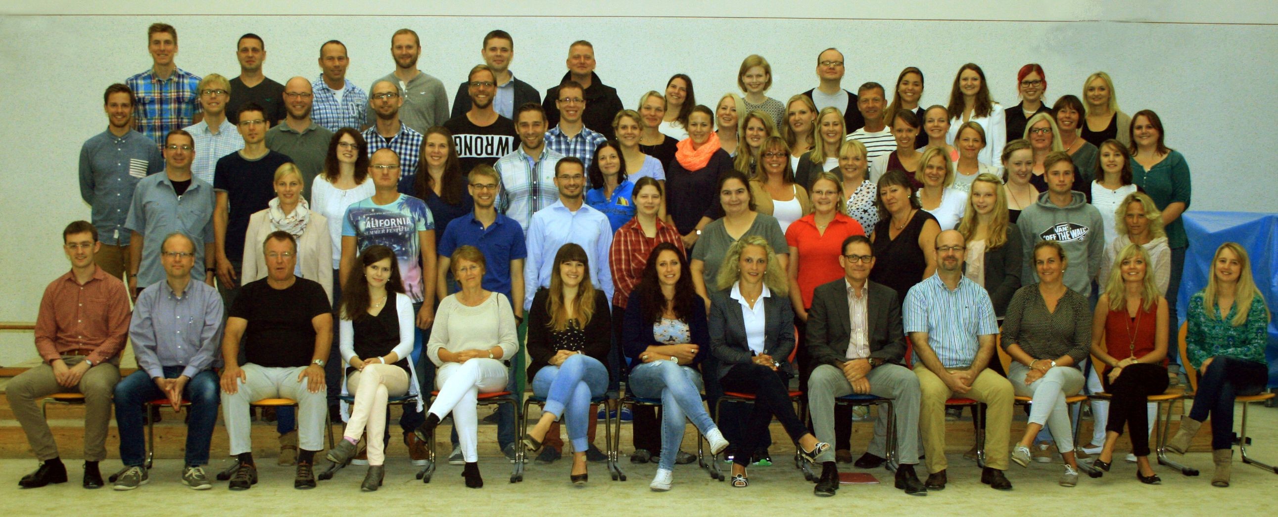 Lehrerkollegium IGS Friesland Nord - August 2015